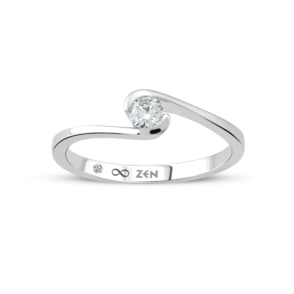 0,16ct Diamond Solitaire Ring 